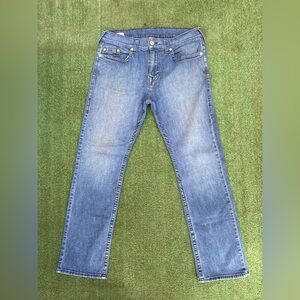 True Religion Light Blue Straight Jeans